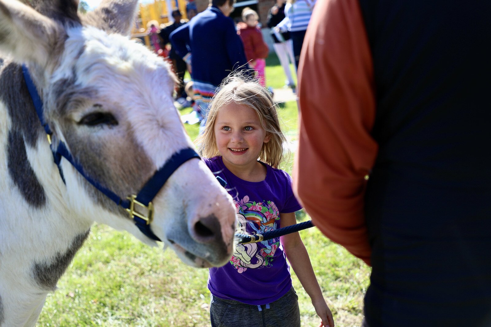 To bring a book to life, students at Kenwood Elementary were visited by a donkey this year.