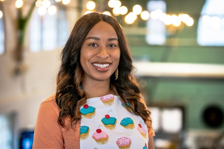 Camille Hall is the owner and baker behind Leerah's Vegan Treats.