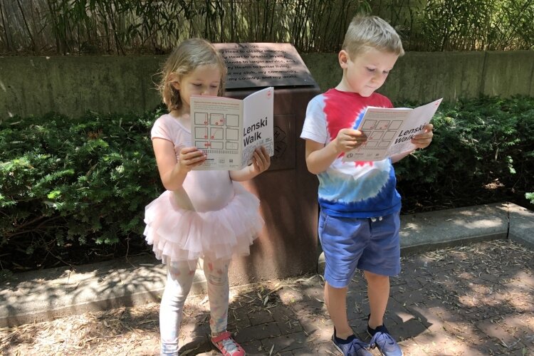 Though the Lenski Walk was originally designed more with a younger audience in mind, people of all ages have enjoyed the search and find walking tour.