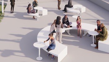 Nina and Steven Wiley Student Plaza 