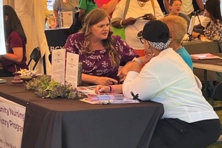 Faith Community Nursing connects with community members at events like Springfield's annual Juneteenth celebration.