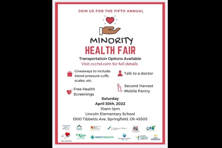 The community is invited to the upcoming Minority Health Fair.