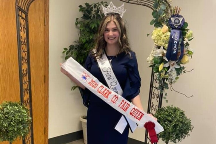 Mozie van Raaij is one of only three people from Clark County ever to win Ohio Fairs' Queen to represent the state.