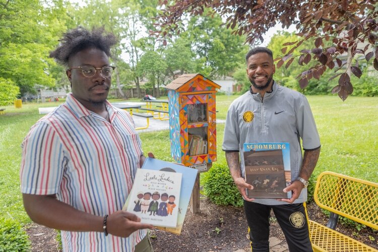Moses B. Mbeseha and Karlos L. Marshall started improving green spaces in Springfield years ago by adding Little Libraries through their organization The Conscious Connect.