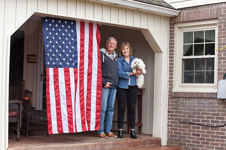 The Roofs are among a growing number of families in Springfield who Vicki Rulli is documenting through porch photos during the coronavirus pandemic.