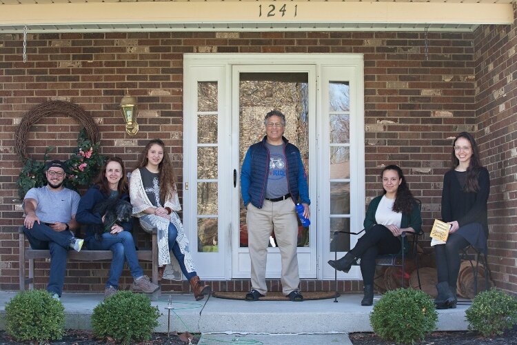 The LeMelle family is one of many that have been featured through Springfield PorchPortraits