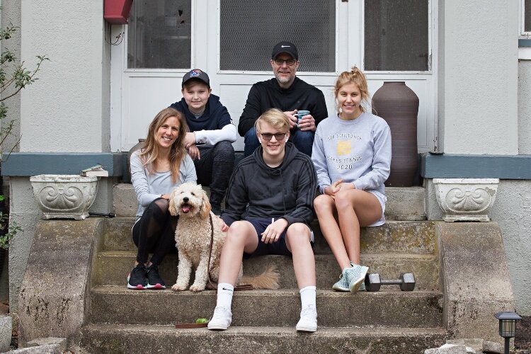 The Dooley-Pankratz family is one of more than 100 Springfield families who have been photographed by Springfield PorchPortraits.