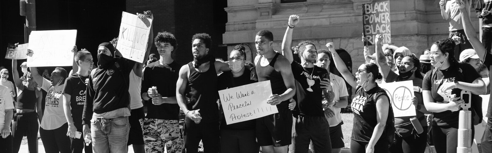 Protesters marched through Springfield last Sunday to push for racial equality in America following the recent death of George Floyd in Minnesota.