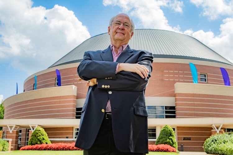 Peter Stafford Wilson is celebrating his 20th year as conductor of the Springfield Symphony Orchestra, which performs at the Clark State Performing Arts Center.