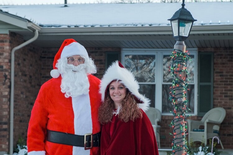 Kevin and Angela Elliott live in Ramar Estates and have led the charge to bring back the neighborhood tradition of Christmas light displays.