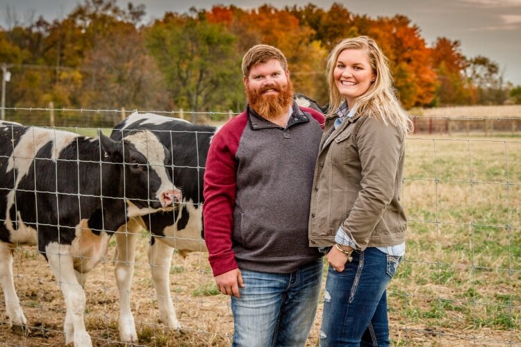 Douglas and Shelby Toops own Red Moon Ranch, located just outside South Vienna.