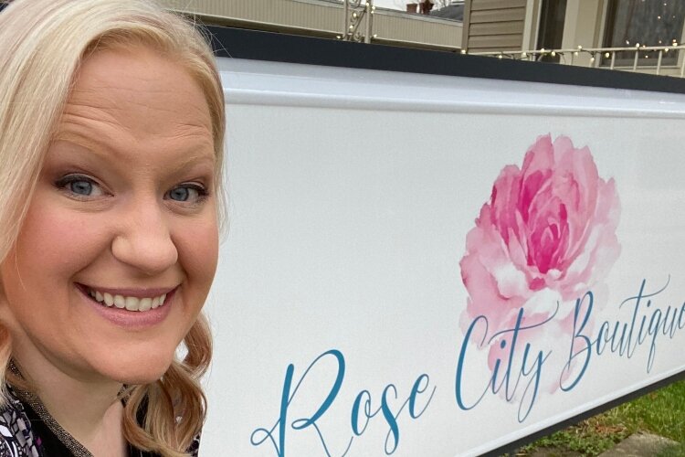 Kari Johnston opened Rose City Boutique in November after taking a leap of faith to shift careers and become a small business owner.