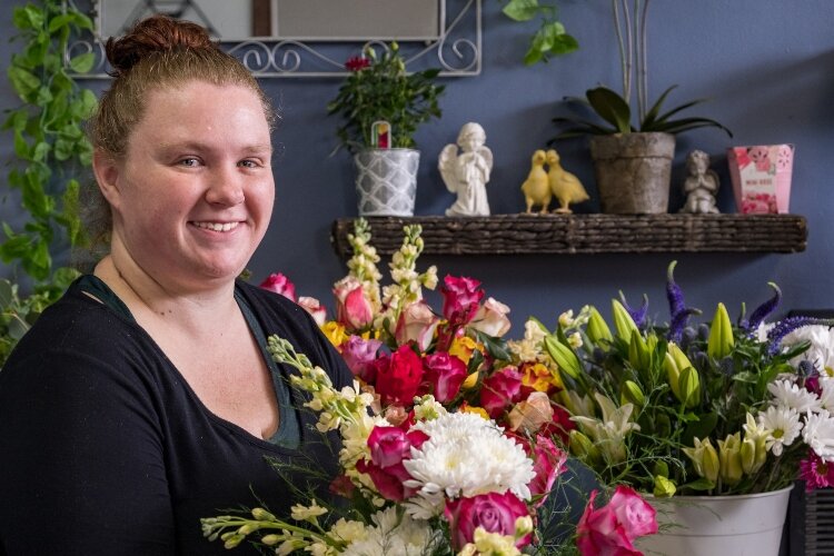 Kelly Dupuis is the owner of New Carlisle's newest flower shop, Ruth Elliot Designs.