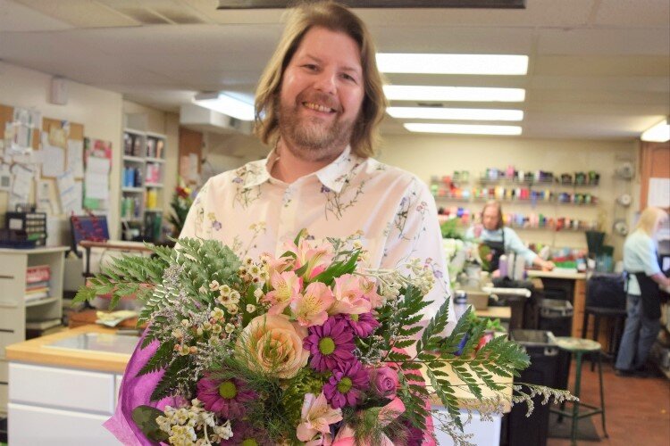 Aaron Ardle decided he wanted to learn the ropes of his family's business - Schneider's Florist.