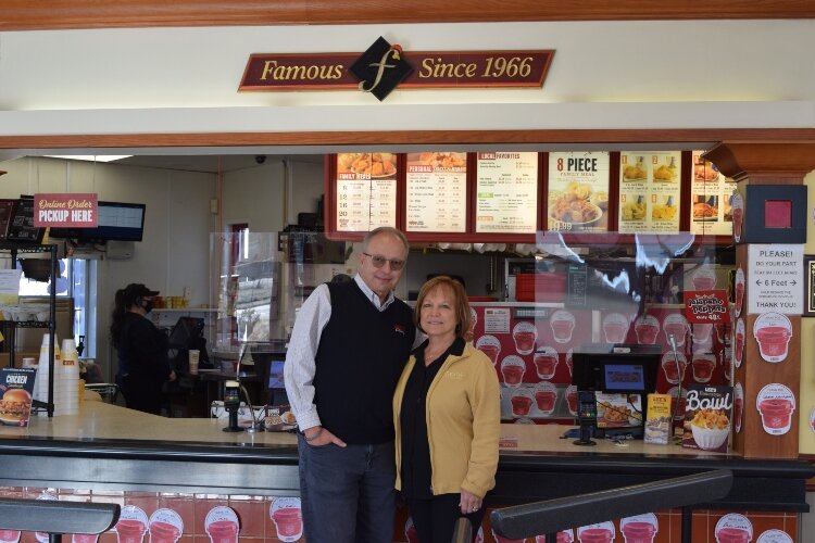 Scott Griffith and his wife Kim have spent their lives and careers to serving chicken and have dedicated much of their energy to serving the community along the way.