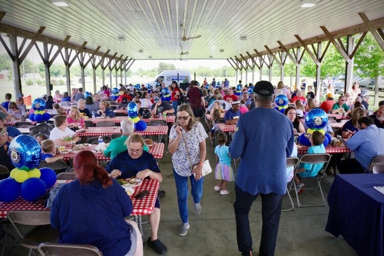 Springfield City School District staff were able to gather and enjoy some time together outside of school hours and with their family at Young's Jersey Dairy.