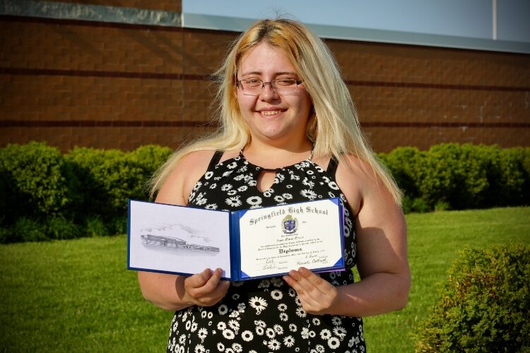 Anna Owens completed the Adult Diploma Program to become a Springfield City School District graduate, and she will now be going on to Clark State College.