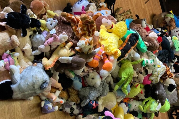When Frank Lewis, owner of Jackson, Lytle & Lewis Celebration of Life Center, put out a request for stuffed animals, he quickly ended up with 600.