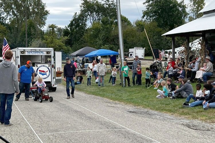 The Heritage Days Festival in South Charleston includes a tractor pull.