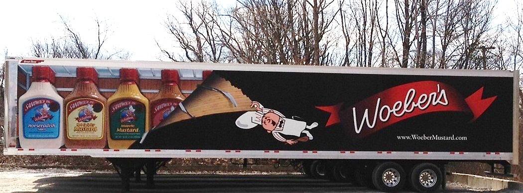 A Woeber Mustard Company Trailer
