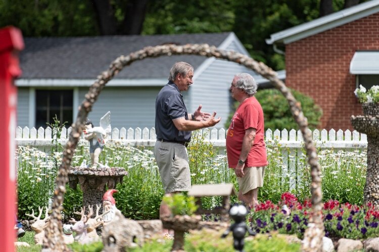 Hartman Rock Garden during South Side in Bloom 2023.