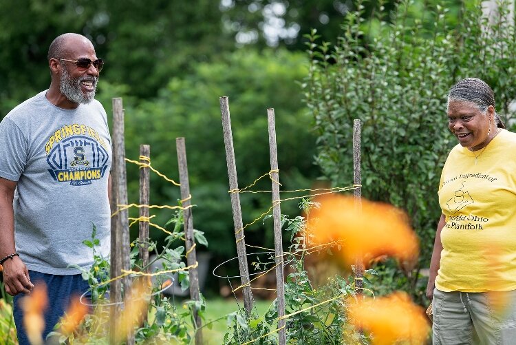 Auburn J. Tolliver Memorial Peace Garden during South Side in Bloom 2023.