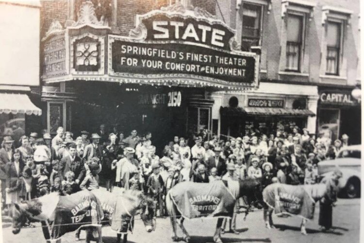 An early photo of The State Theater.
