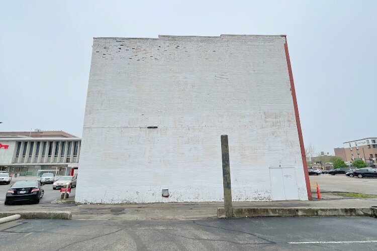 By June 4, this now-empty wall on the back of The State Theater will be covered in the latest piece of public art to be added to Downtown Springfield.