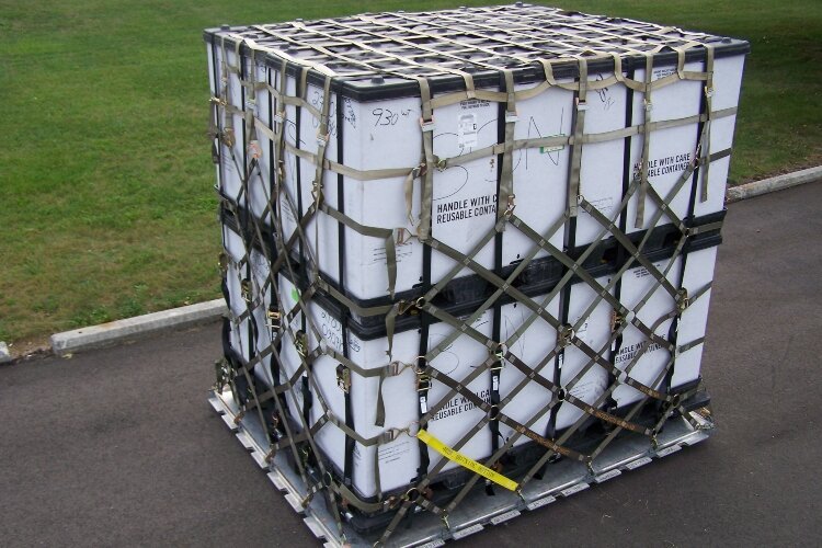 The cargo nets made by TAC industries employees secure items the U.S. Air Force transports.