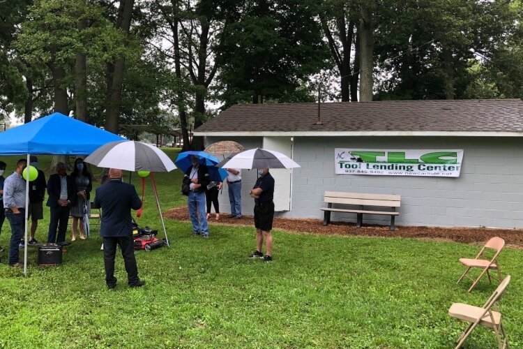 New Carlisle City officials gathered for a grand opening of the new Tool Lending Center a few weeks ago. 