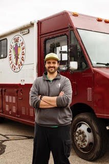 Louie Ortega and their food truck.