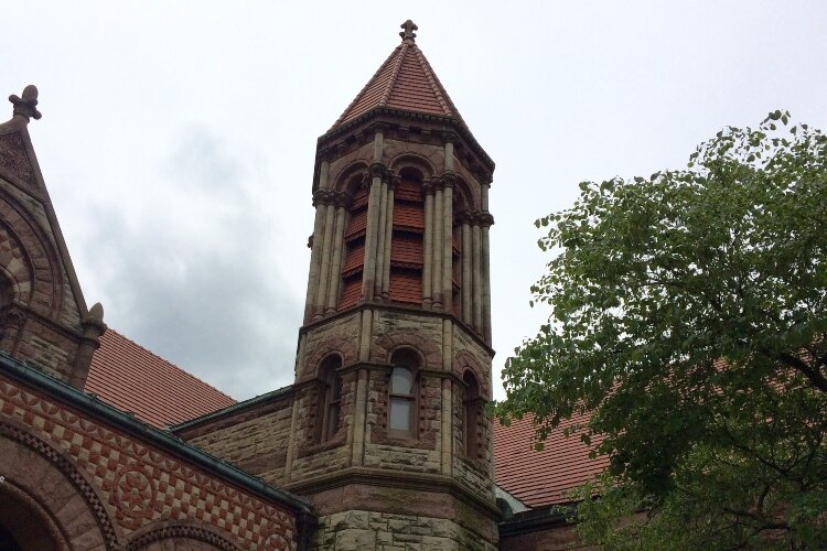 Warder Literacy Center is housed in a historic building that often draws attention for its unique architecture.